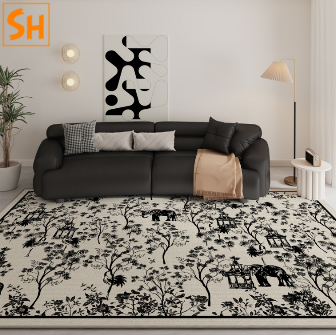 Thảm lót sàn cổ điển nghệ thuật Pháp JR1204 1 Thảm lót sàn cổ điển nghệ thuật Pháp JR1204