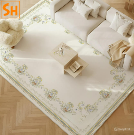 Thảm trải sàn phòng khách kiểu Pháp JR4033