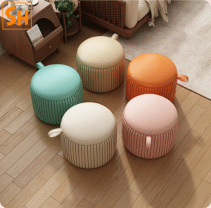 Ghế đôn tròn bọc da phong khách HXD68