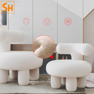 Ghế sofa đơn da cừu trẻ em DZ28