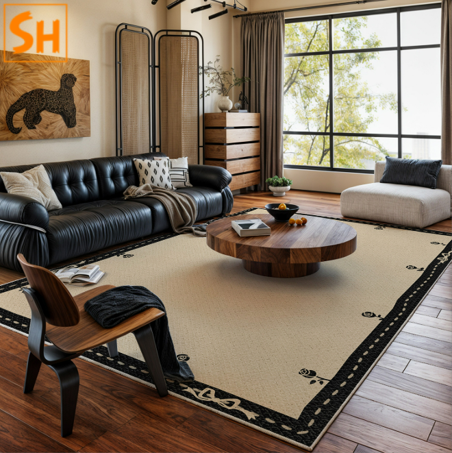Thảm decor nhà đẹp phong cách Châu Âu JR0501