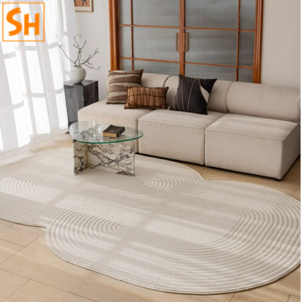 Thảm trải sàn hiện đại kiểu dáng uốn lượn TB9812