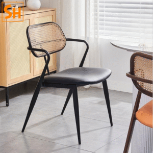 Ghế ăn tựa lưng giả mây sang trọng BOTB35