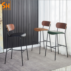 Ghế quầy bar Nordic tối giản quán cà phê BOF07