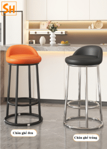 Ghế quầy bar quầy thu ngân bọc da JBY44A 14