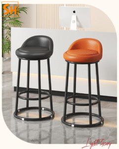 Ghế quầy bar quầy thu ngân bọc da JBY44A 15