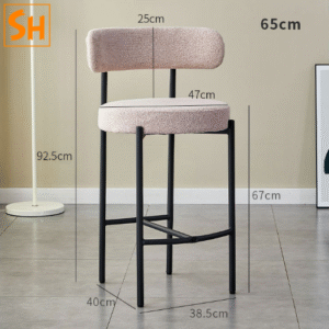 Ghế quầy bar sang trọng kiểu Pháp BOF40 4