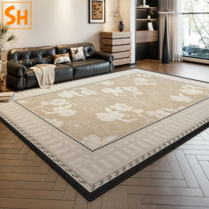 Thảm hoa lá phong cách Đông Dương JR0529
