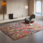 Thảm trải sàn nghệ thuật trừu tượng TQ2706