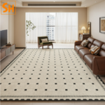 Thảm trải sàn phòng ngủ phong cách Á Đông JR0101