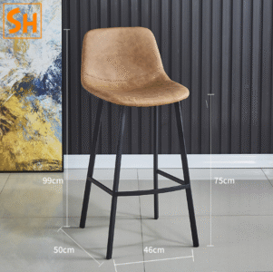 Ghế quầy bar bằng sắt Bắc Âu BOTN25 4