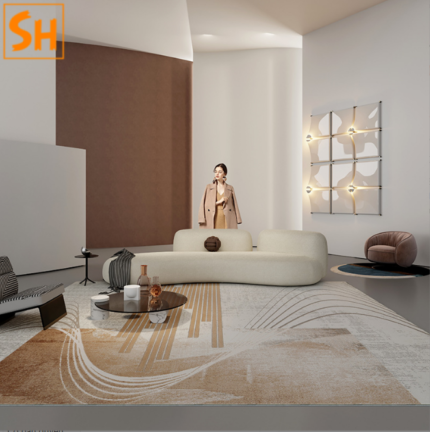Thảm phòng ngủ cao cấp kiểu Ý DO7543