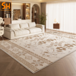 Thảm phòng ngủ phong cách Châu Âu vintage DN0201