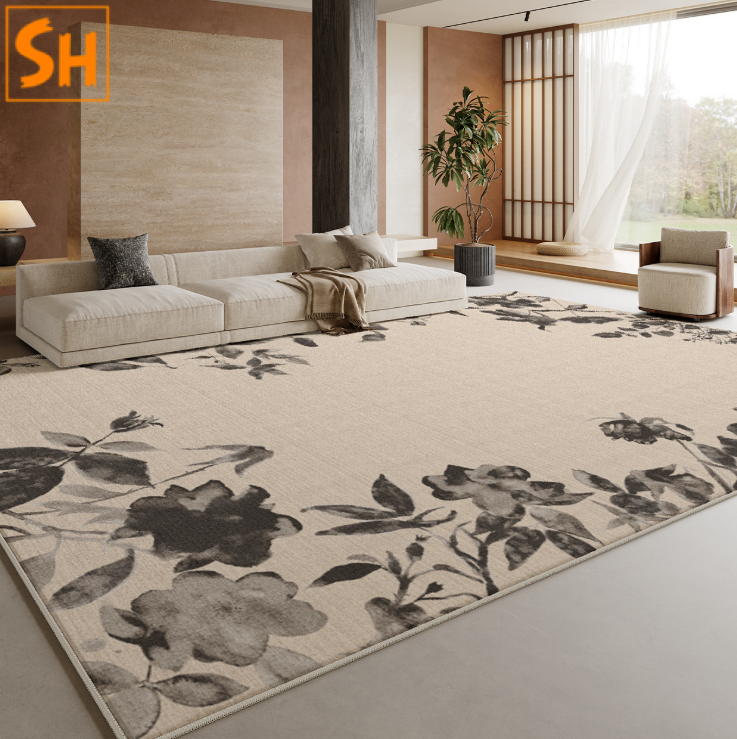 Thảm chống thấm nước tốt kiểu Pháp retro JR0807 1 Thảm chống thấm nước tốt kiểu Pháp retro JR0807