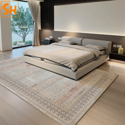 Thảm phòng ngủ tân cổ điển sang trọng YH5691