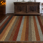 Thảm trải sofa phòng khách Retro cổ điển GA0209