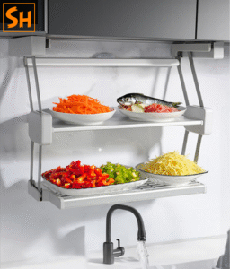 Giá để bát gia vị đa năng gấp gọn nhà bếp CG195