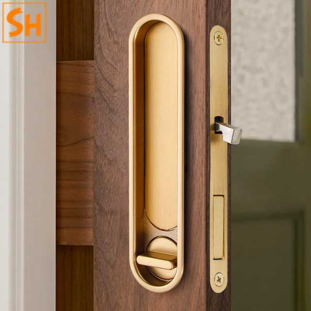 Khóa cửa âm lùa cạnh tròn cao cấp DF076B 5 Khóa cửa âm lùa cạnh tròn cao cấp DF076B
