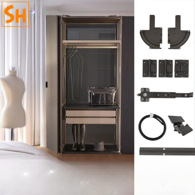 phu-kien-cua-lua-canh-gap-khong-ray-yg295-1 Phụ kiện cửa lùa cánh gập góc rộng 260 độ không ray YG295 1