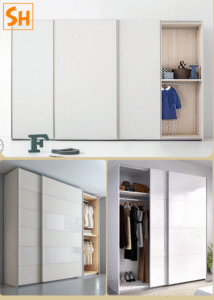 Phụ kiện cửa lùa giảm chấn tủ quần áo YG206 5