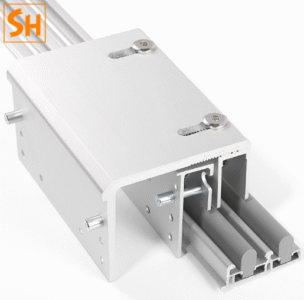 Phụ kiện cửa lùa giảm chấn tủ quần áo YG206 14