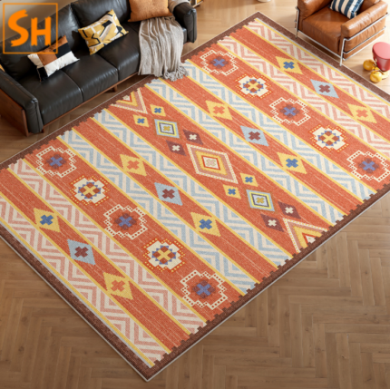 Thảm trang trí sắc màu Bohemian độc đáo LN1010