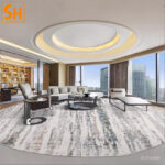Thảm tròn cao cấp trải sàn biệt thự GZ0103