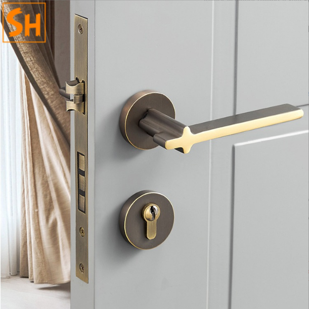 Khóa cửa bằng đồng phong cách Mỹ SO7234 1 Khóa cửa bằng đồng phong cách Mỹ SO7234