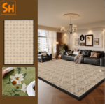 Thảm trang trí không gian cổ điển sang trọng JR1105