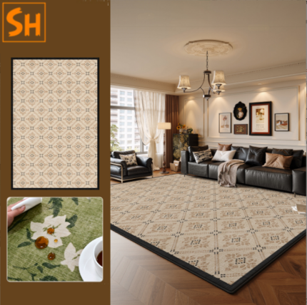 Thảm trang trí không gian cổ điển sang trọng JR1105
