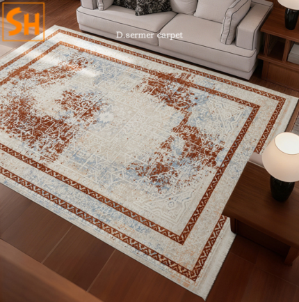Thảm len phòng khách nhập khẩu cao cấp CM1812