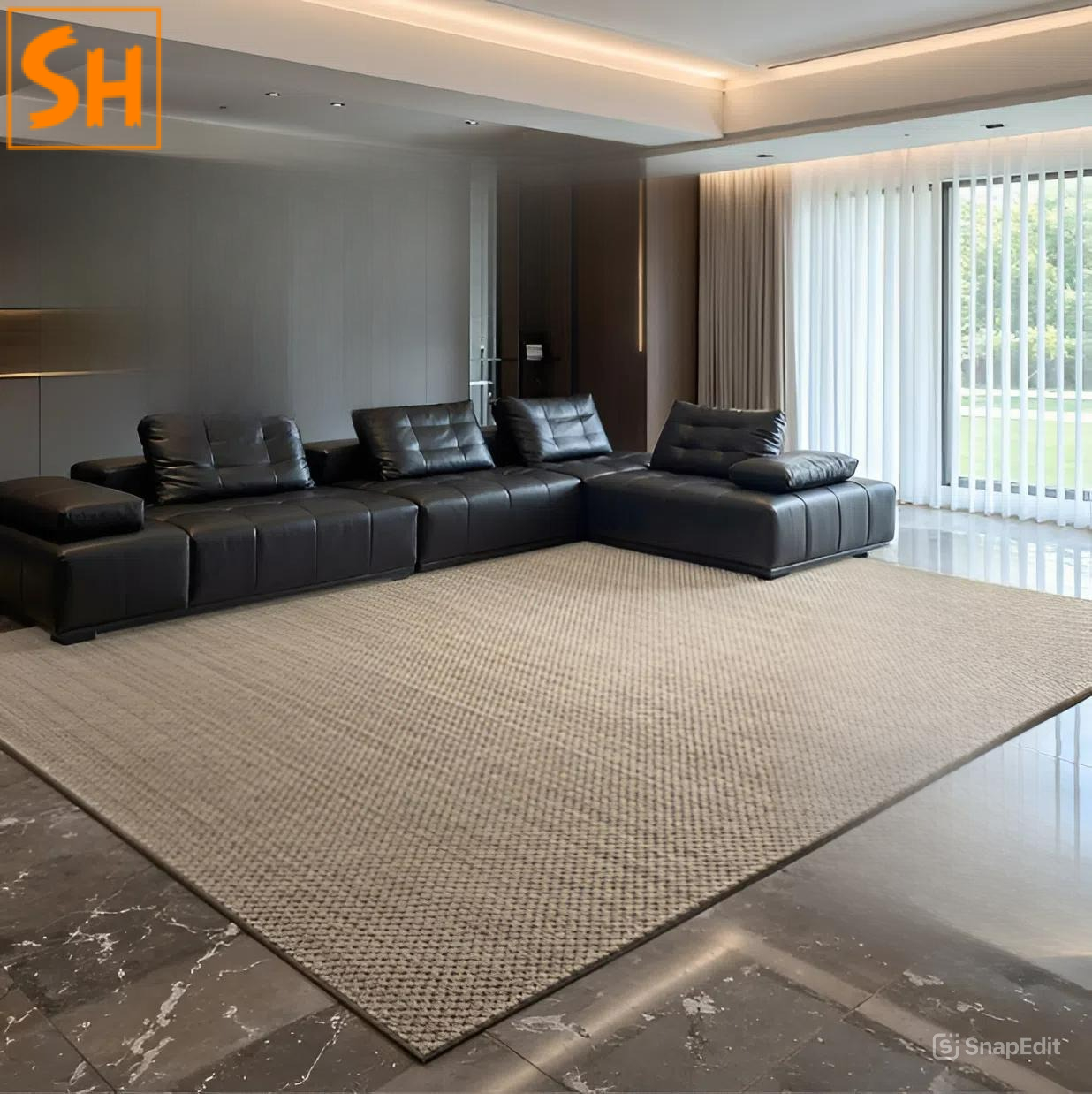 Thảm len phòng khách phong cách Nhật YM8311 Thảm len phòng khách phong cách Nhật YM8311