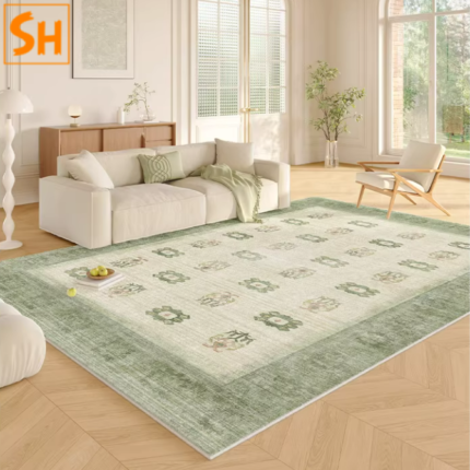 Thảm trang trí tông màu xanh hiện đại HF2312