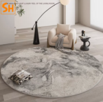 Thảm tròn dệt sợi tổng hợp chống nước YM0309