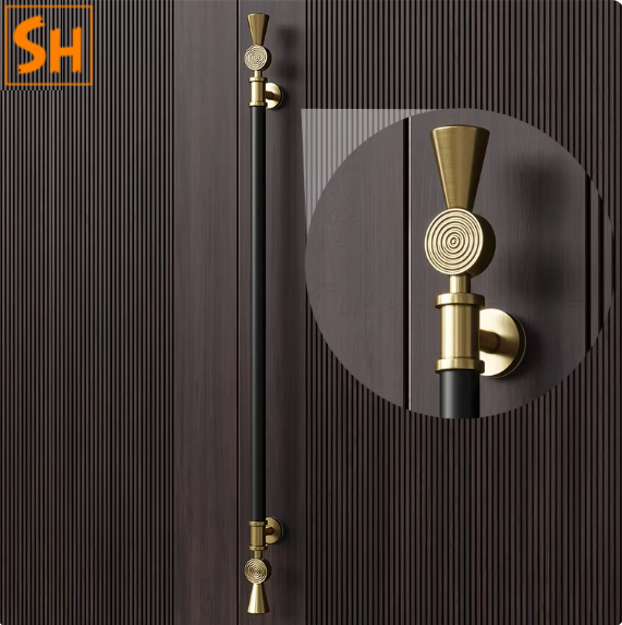 Tay nắm cửa gỗ nguyên khối chất lượng cao CL2065 0 Tay nắm cửa gỗ nguyên khối chất lượng cao CL2065