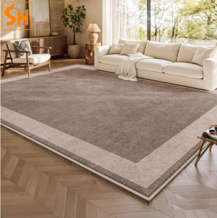 Thảm sàn trơn màu trung tính hiện đại LN1275