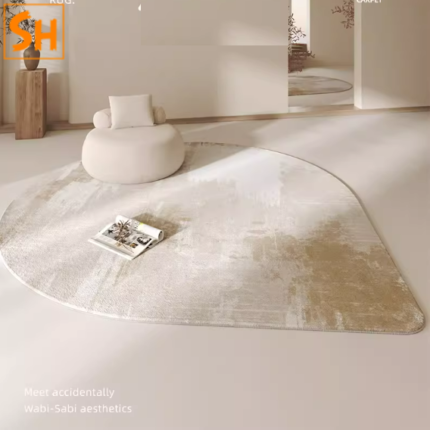 Thảm trang trí hình giọt nước sáng tạo BY0524