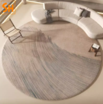Thảm tròn đệm ghế sofa sang trọng BY0527
