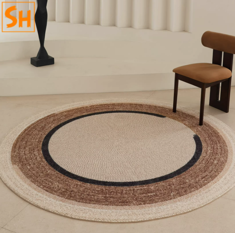 Thảm tròn phòng khách Bắc Âu cao cấp SB1625 8 Thảm tròn phòng khách Bắc Âu cao cấp SB1625