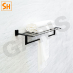 Giá để khăn tắm 3 ngăn dáng vuông GBB1R3