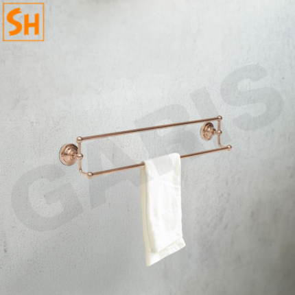 Giá treo khăn tắm 2 ngăn mạ PVD GBR1R2