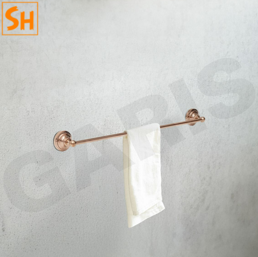 Giá treo khăn tắm phủ PVD vàng hồng GBR1R1 1 Giá treo khăn tắm phủ PVD vàng hồng GBR1R1