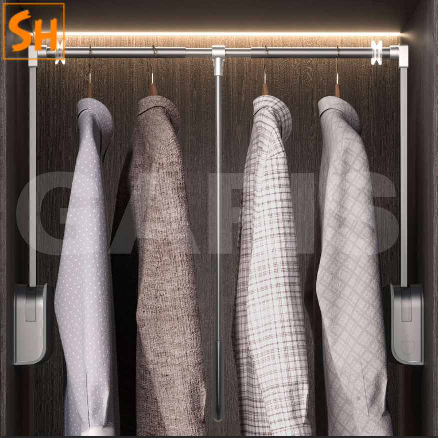 Suốt nâng hạ treo quần áo cơ giảm chấn GW34GM 1