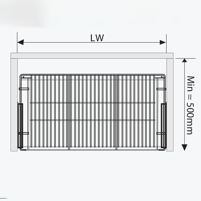 Bản vẽ kỹ thuật giá xoong nồi GARIS GP04C