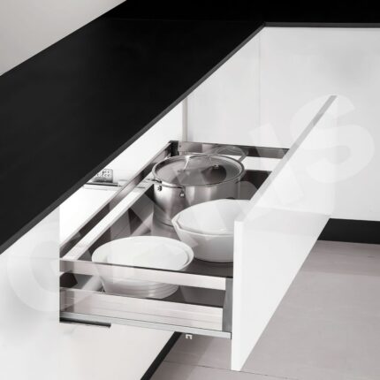 Giá xoong nồi inox dạng hộp cánh kéo GARIS GPB2