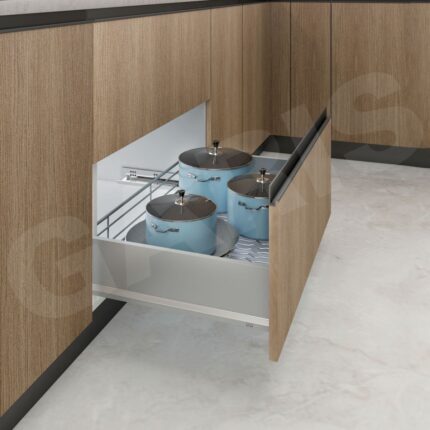 Giá xoong nồi vách hộp inox 304 cánh kéo GARIS MPV2