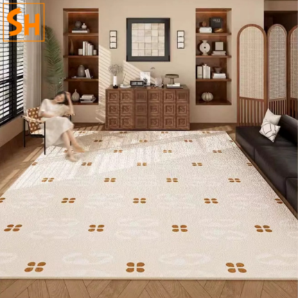 Thảm họa tiết phong cách Vintage thanh lịch YH2490