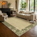 Thảm phòng sách phong cách Vintage tự nhiên DN4713