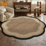 Thảm thiết kế viền lượn sóng độc đáo DH2640