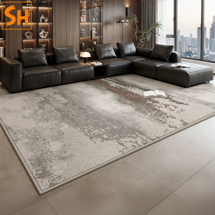Thảm trải sàn hiện đại tông xám kem DN6246 0 Thảm trải sàn hiện đại tông xám kem DN6246